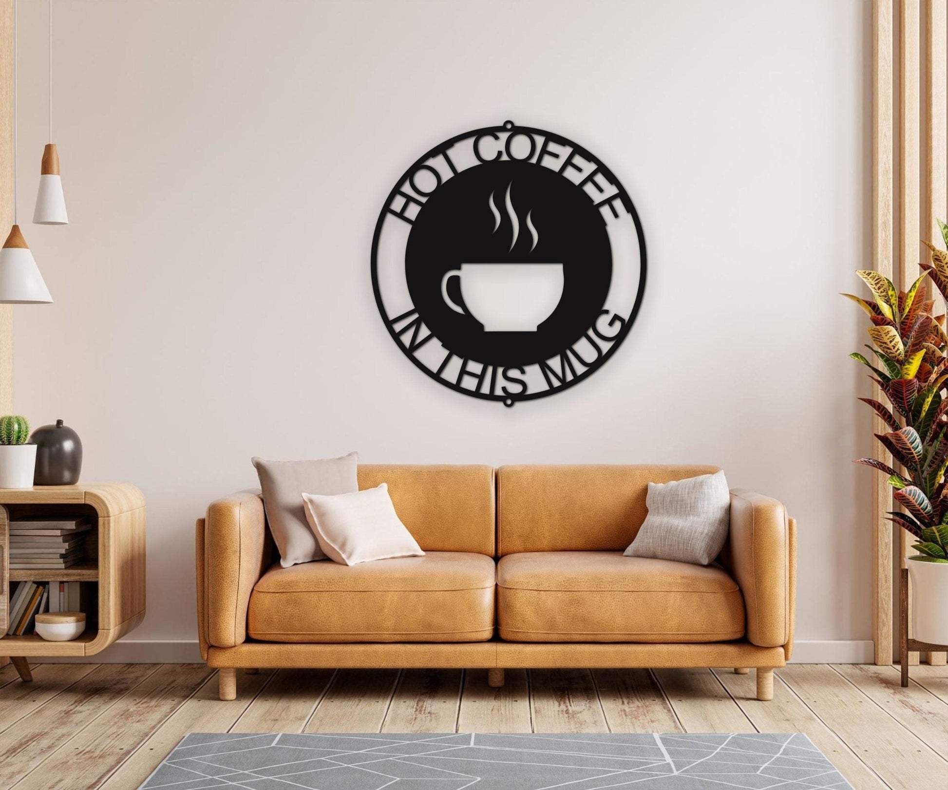Coffee Bar Metal Sign - Housewarming Gift - Kitchen Wall Decor - New Home Metal Wall Art - Stylinsoul