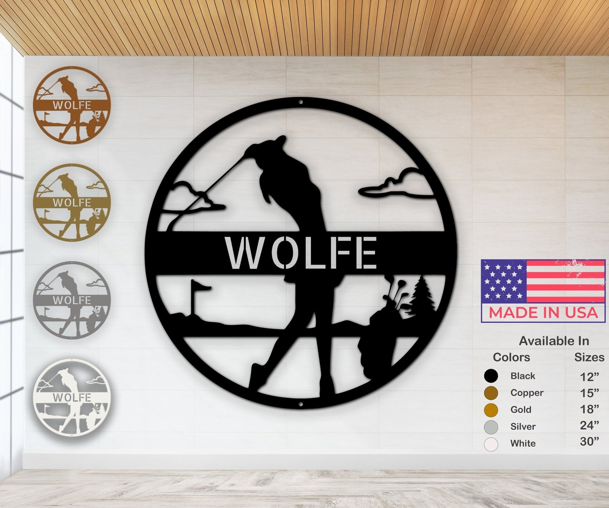 Female Golf Metal Sign - Golf Gifts for Women - Golfer Gift for Outdoor Decor - Stylinsoul