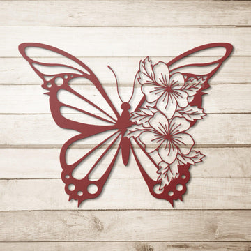 Graceful Butterfly Metal Wall Art: Elegance and Beauty for Your Space - Stylinsoul
