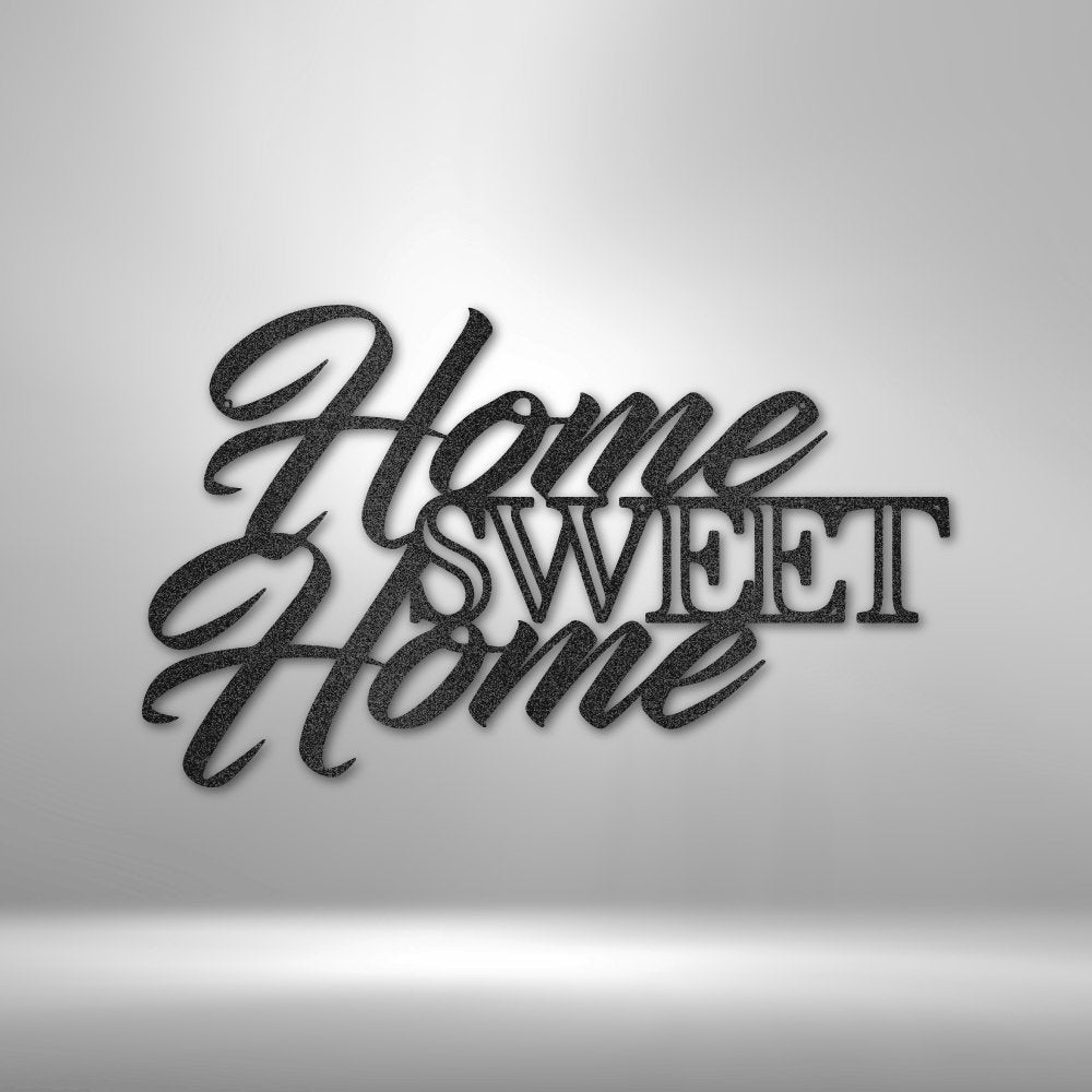 Home Sweet Home - Charming Steel Sign for Warm and Welcoming Spaces - Stylinsoul