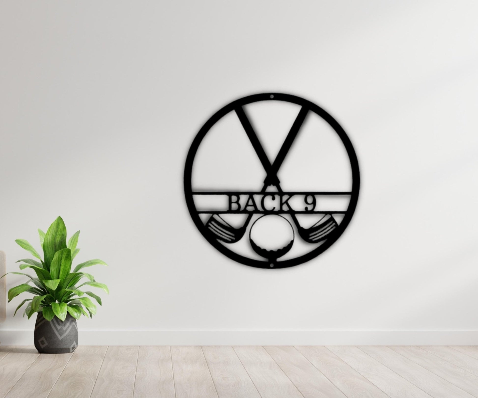 Metal Golf Wall Art - Golf Enthusiast Metal Sign for Sports Decor - Stylinsoul
