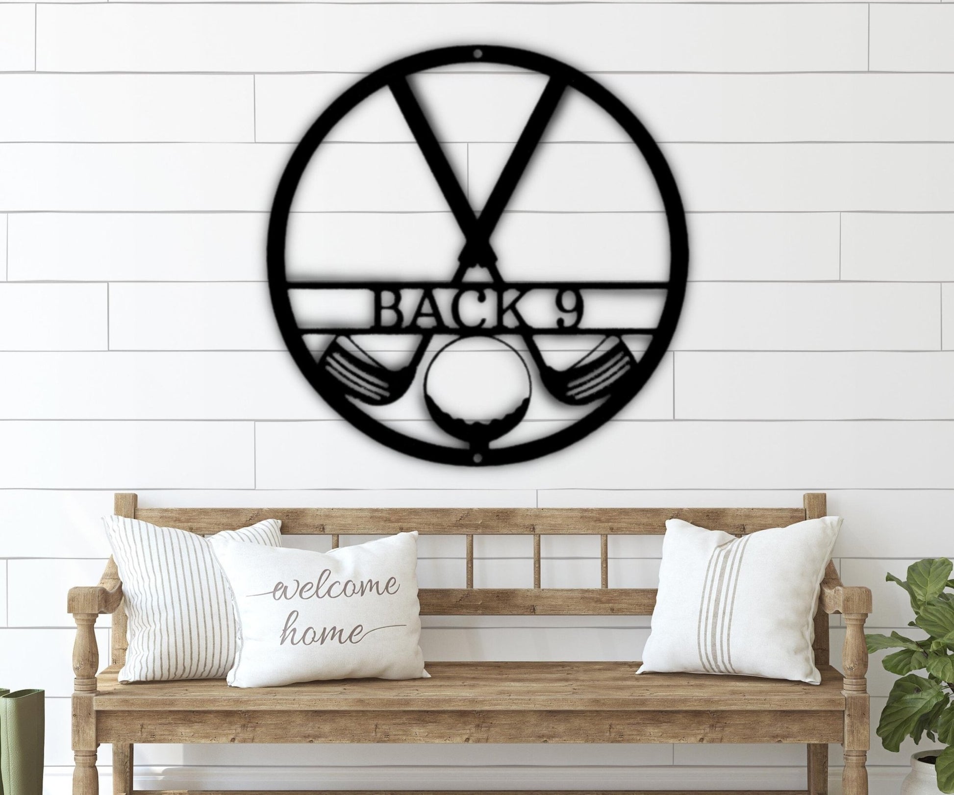 Metal Golf Wall Art - Golf Enthusiast Metal Sign for Sports Decor - Stylinsoul