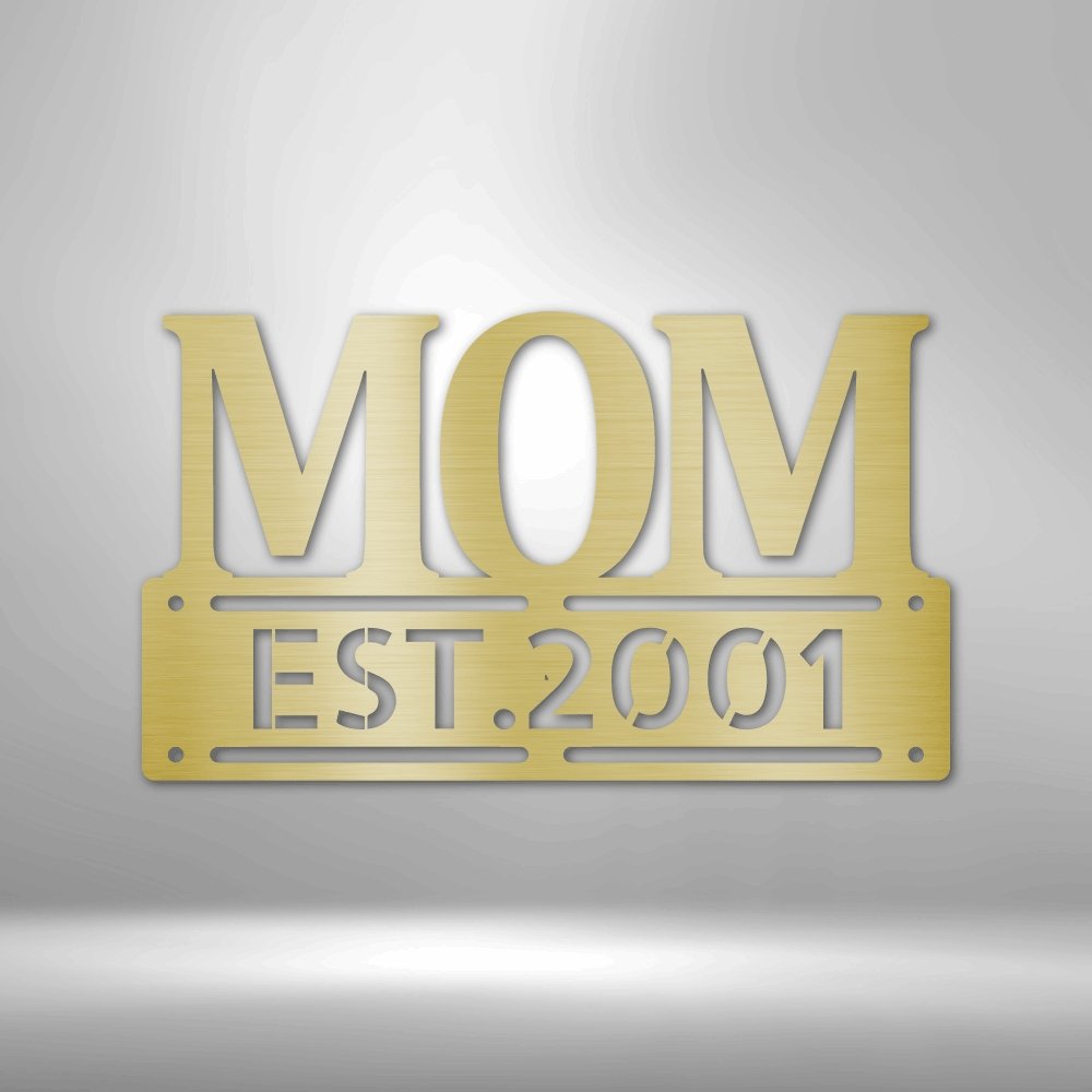 Mother's Day Plaque Steel Sign - Personalized Metal Wall Art for Mother's Day Gift - Stylinsoul