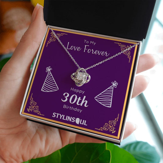 To My Love Forever, 30th Birthday Necklace For Women - Stylinsoul